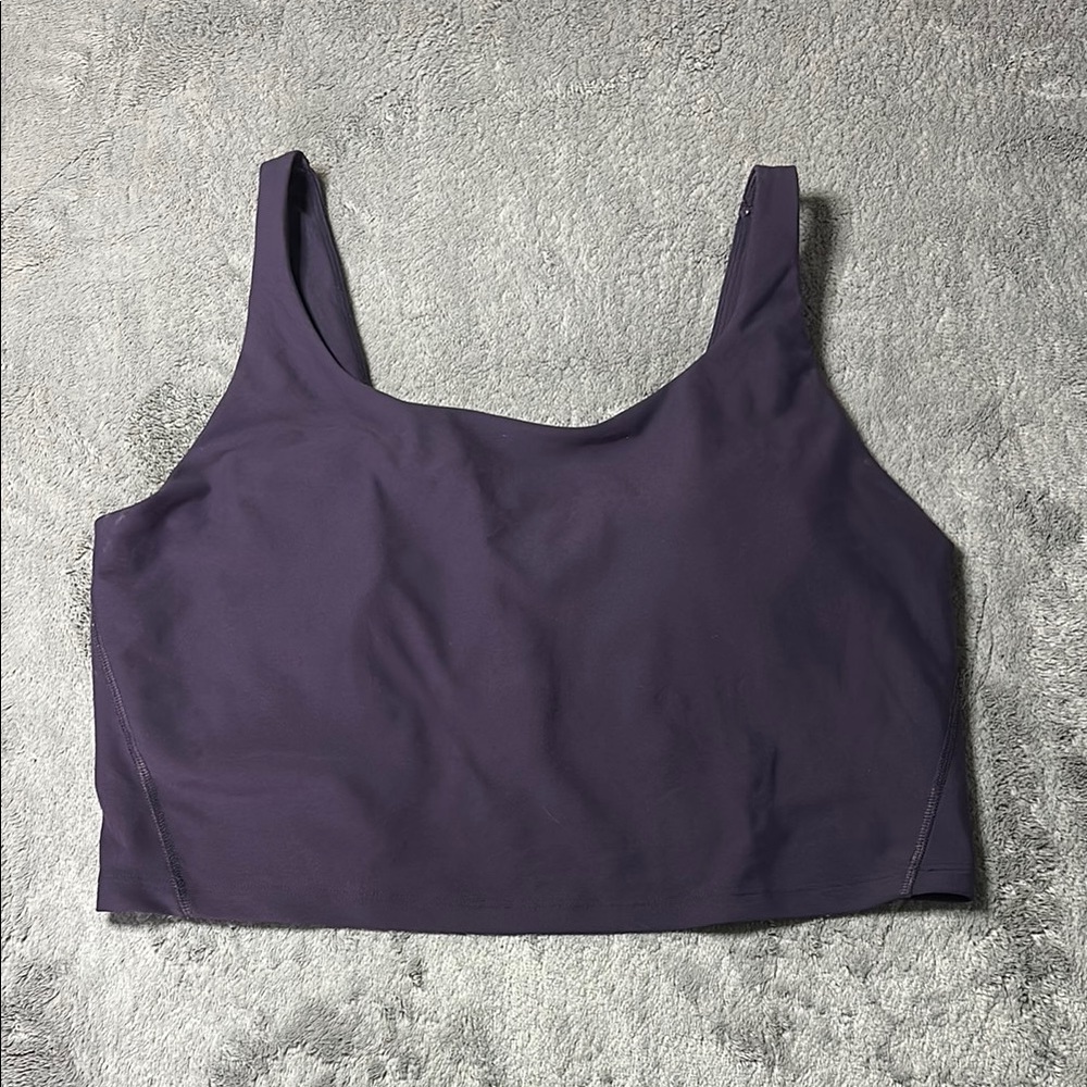 Purple Women’s Padded Workout Top